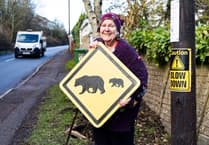 Penny driven to make sign by 'bear necessity'