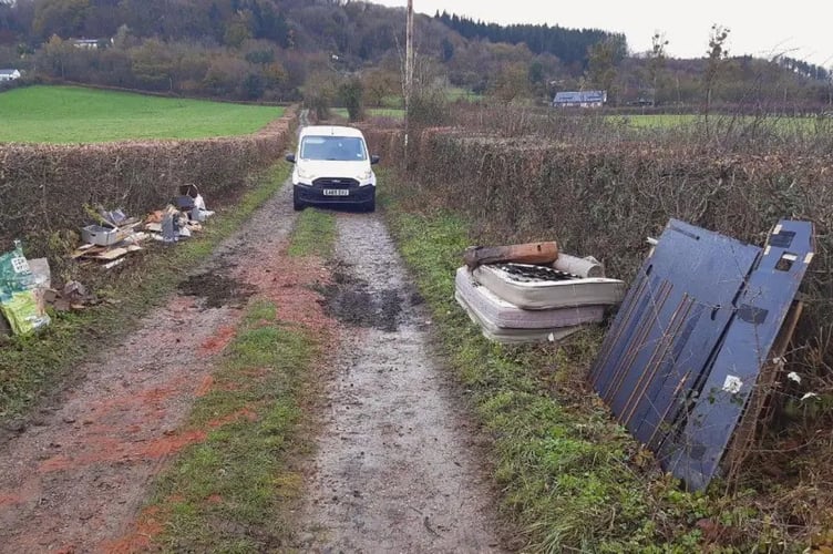 Only two fly tipping cases came to court in Herefordshire last year