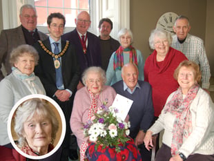 Rosemary Rigby celebrates 90th birthday with community support