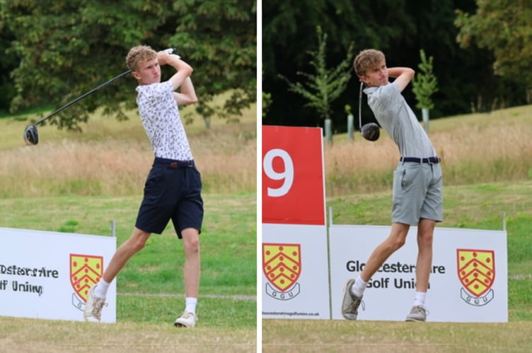 Twin brothers Oli Walker, left, and Billy Walker, right, are being helped by the England Golf Trust 