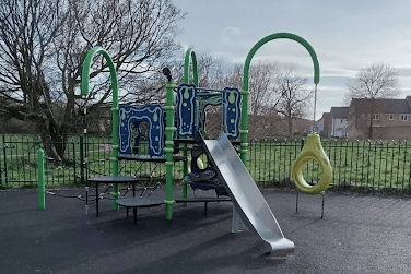 The Meek Road Amenity and Play Area in Newent, which is the subject of a public consultation on whether Newent Town Council should take over its ownership and maintenance.