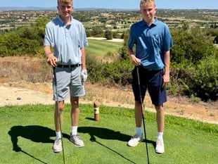 Twin brothers proving big hit together at Ross Golf Club 