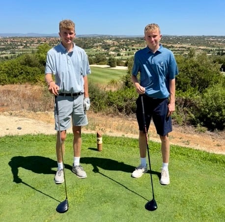 Twin brothers proving big hit together at Ross Golf Club 