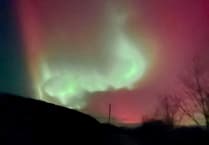 Stargazers' treat as Aurora Borealis lights up night sky
