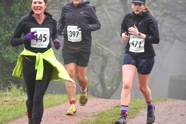 Runners reach for the skies in Blazers hill race