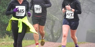 Runners reach for the skies in Blazers hill race