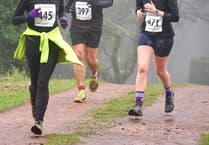 Runners reach for the skies in Blazers hill race