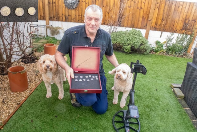 'Mini hoard' of silver coins found in field