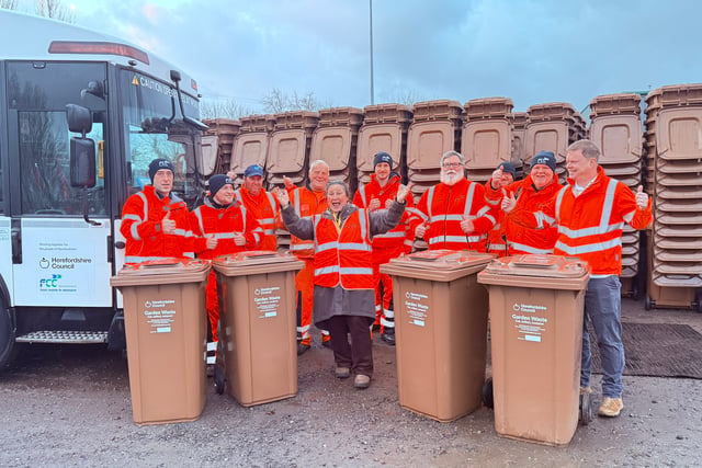Garden waste bin collection service restarts