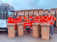 Garden waste bin collection service restarts