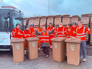 Garden waste bin collection service restarts