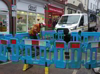 Water leak causes Broad Street closure in Ross-on-Wye