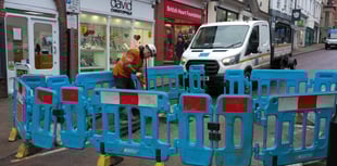 Water leak causes Broad Street closure in Ross-on-Wye