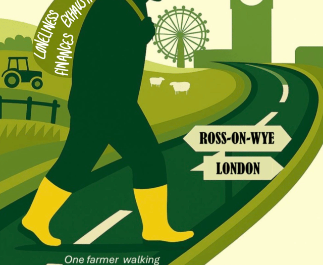 Sam walks 142 miles in support of farmers' mental health