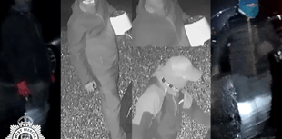 Masked red-glove wearing gang hunted by police