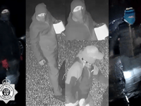 Masked red-glove wearing gang hunted by police
