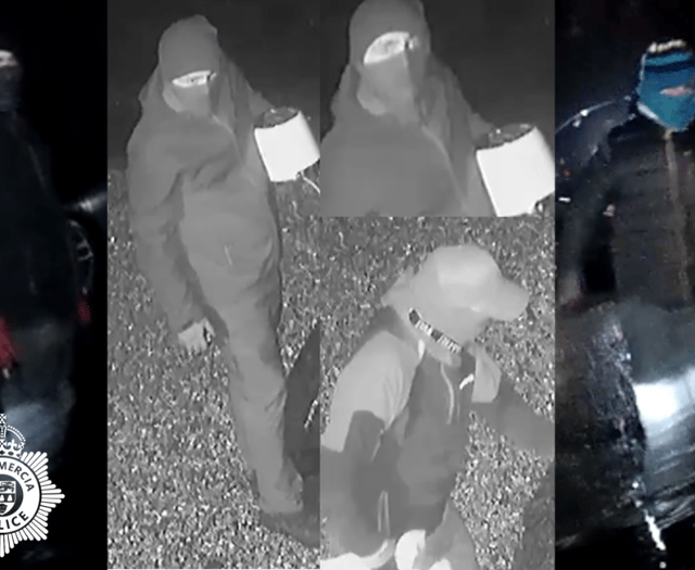 Masked red-glove wearing gang hunted by police