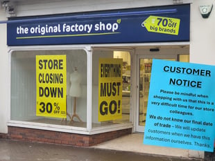 Original Factory Shop enters into administration