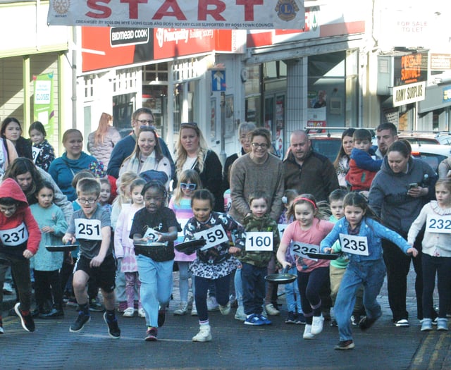 It’s flipping great fun at the annual pancake races