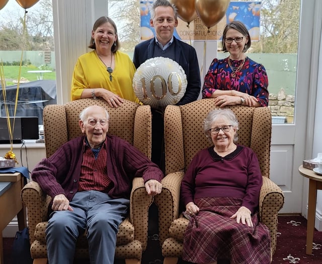 Former GP celebrates 100 with his family
