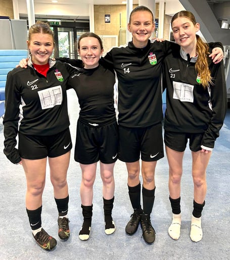 Ross Juniors' youngsters impressed playing for the Women at Nunnery Wood