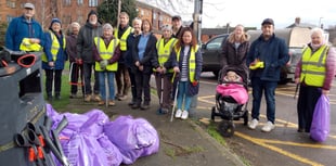 Ross Community Litter Crew tackles town centre car parks