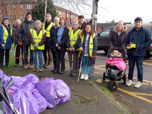 Ross Community Litter Crew tackles town centre car parks