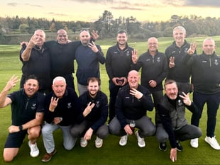 B boys secure golf hat-trick while As go close