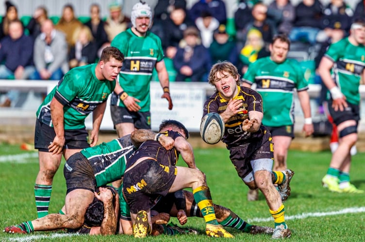 Newent launch an attack in Saturday's derby