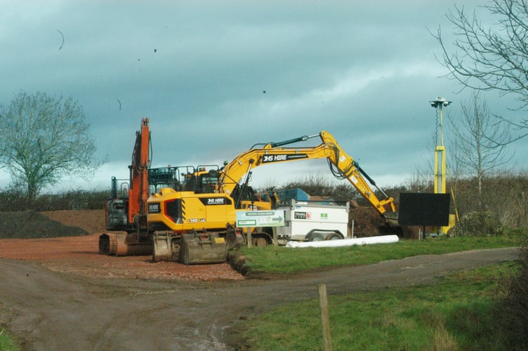 Plant arrives on site