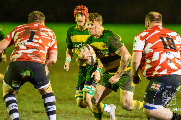 Newent look to find a way through the Lydney defence