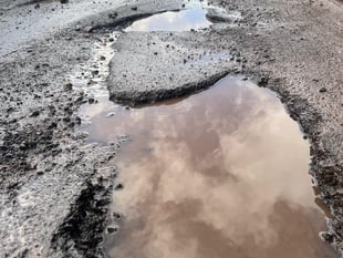 Dangerous potholes plaguing Brampton Abbotts set to be fixed