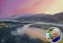 Sarah Jane Brown's colourful landscapes on display at Beecher's Gallery