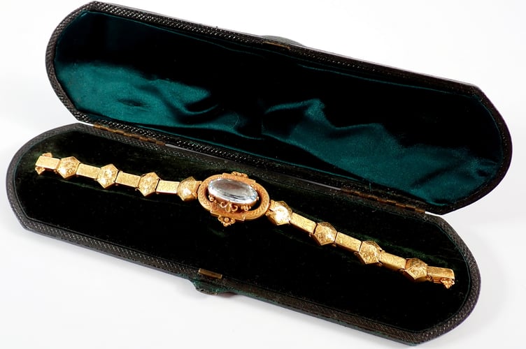 Victorian Aquamarine Bracelet