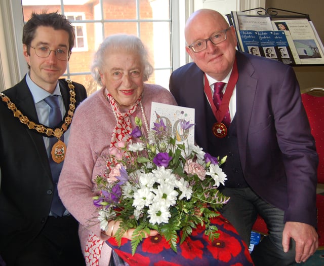 Rosemary Rigby raises £1,221 for Ross Action Bus at 90th birthday