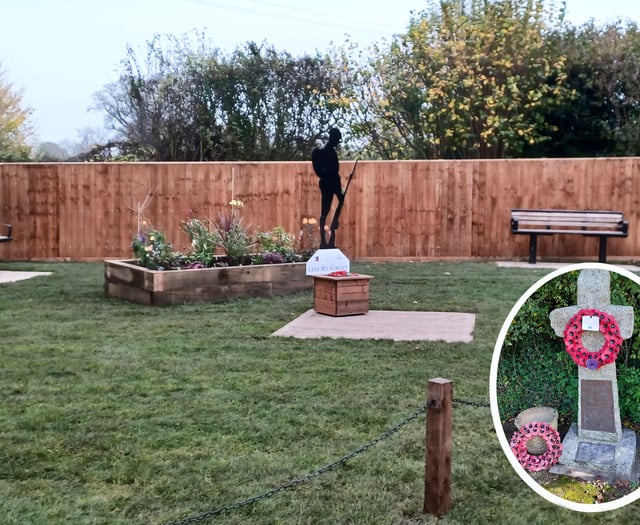 Howle Hill War Memorial to be Moved to  village's memorial garden