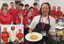 MasterChef winner James Nathan inspires John Kyrle High students