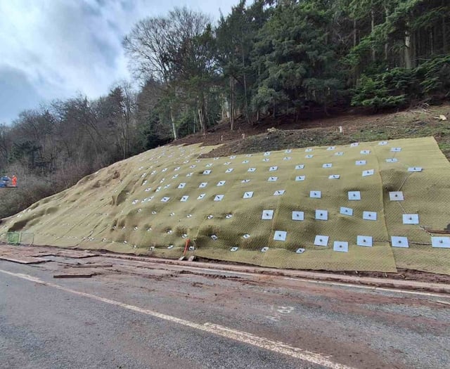 A40 rockfall repairs have been completed