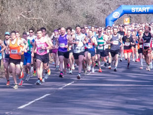 Perfect conditions for half marathon