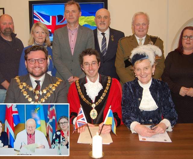 Ross and Ovruch strengthen ties with 100th UK-Ukraine twinning