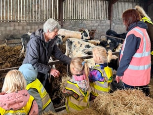 Goodrich pupils enjoy hands-on farm adventure at Lewstone