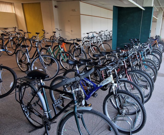 Charity bike shop offers refurbished bicycles this Saturday