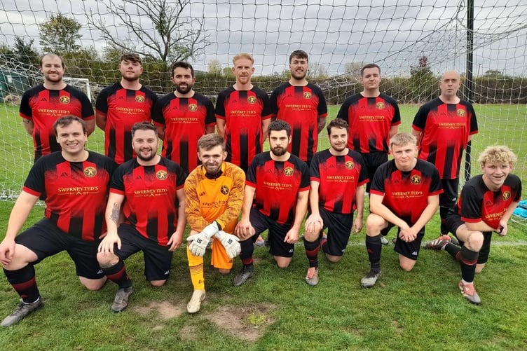 Redbrook Rovers secure a place in the North Gloucestershire League Premier Division after a 2-0 win, with the title still within reach heading into their final game.