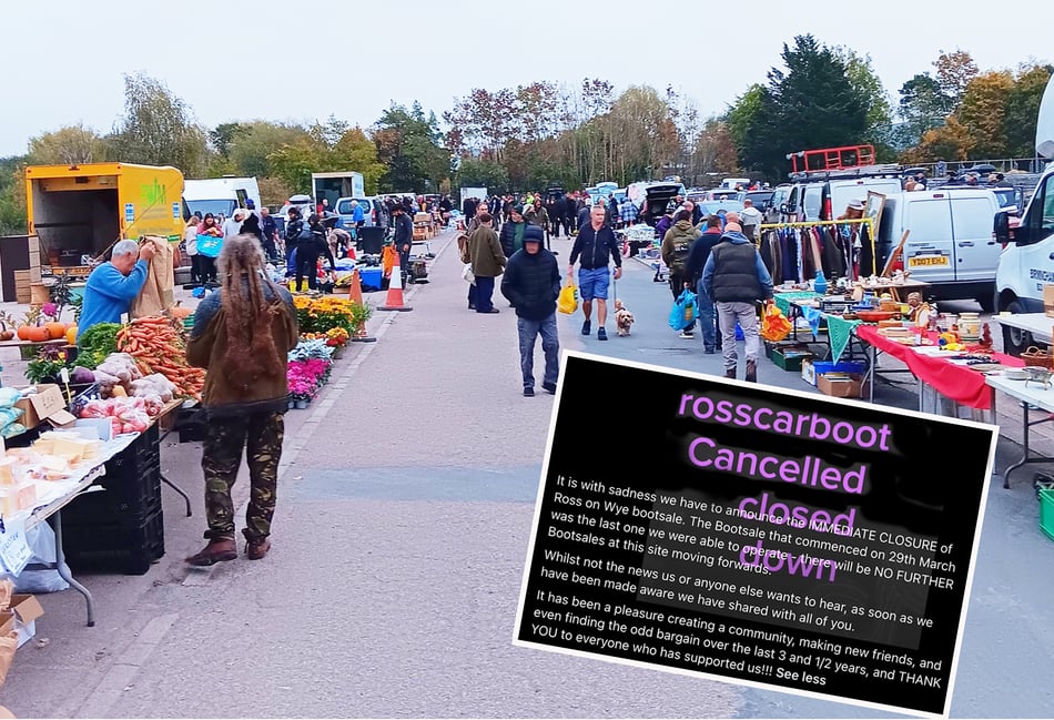 Ross-on-Wye Carboot sale closes permanently
