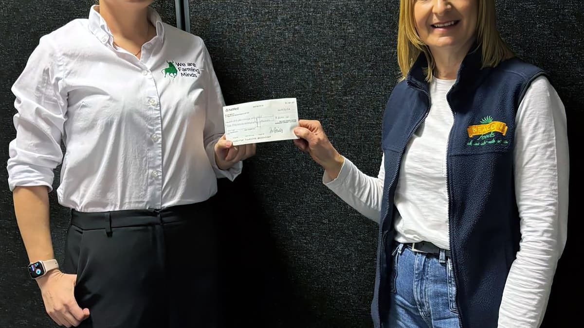 Beacon Foods donates £2,050 to We are Farming Minds