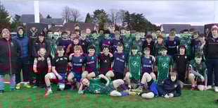 U16 combined rugby team raises funds for suicide prevention