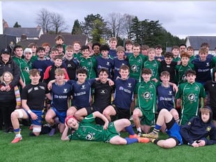 U16 combined rugby team raises funds for suicide prevention