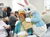 Easter Bunny spreads cheer with community visit