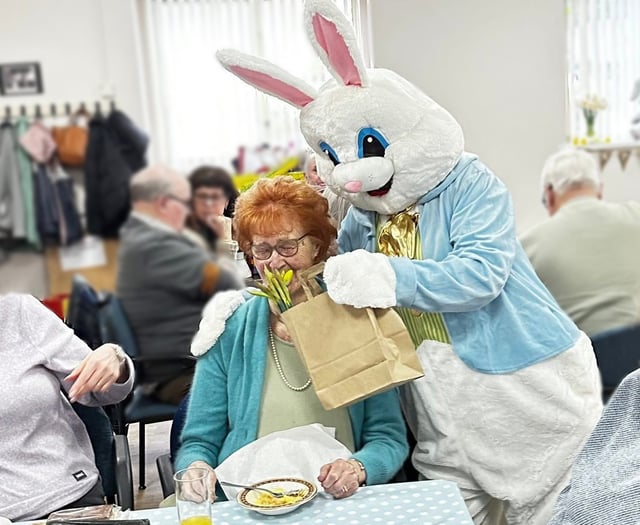 Easter Bunny spreads cheer with community visit