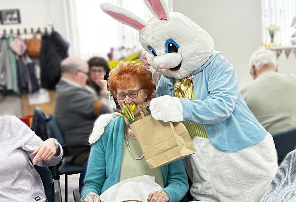 Easter Bunny spreads cheer with community visit